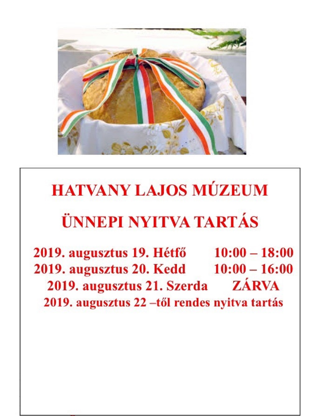 hm unnepi nyitva tartas